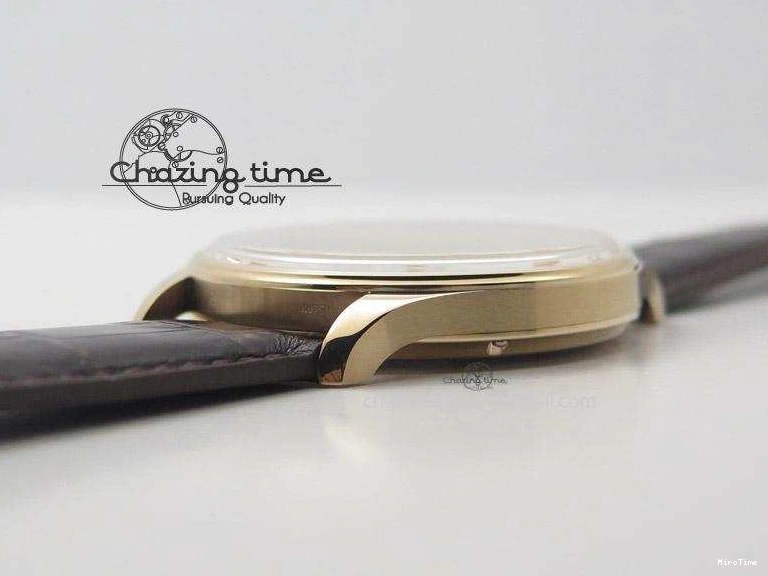 MIROTIME 0325 Compact Portuguese IW545409 RG ZF 1:1 Best Edition White Dial On Brown Leather Strap A 7336